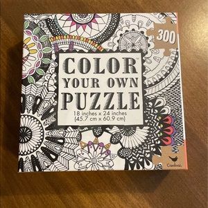 Unopened color your own puzzle